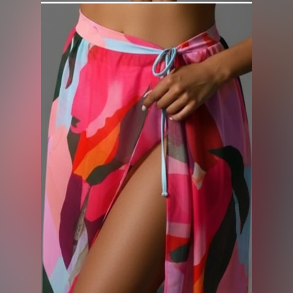 Graphic 3pc Bikini Swimsuit & Beach Skirt - Picture 3 of 10